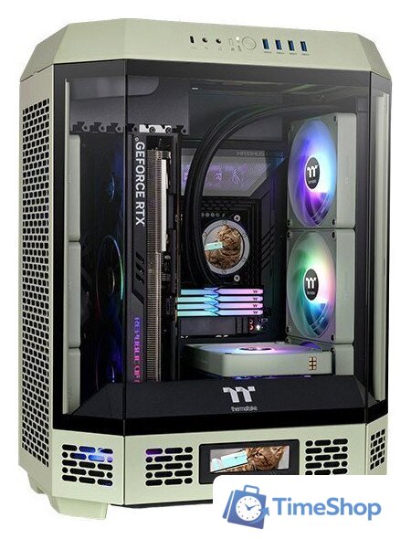 Корпус Thermaltake The Tower 600 Matcha Green CA-1Z1-00MEWN-00 - Изображение №1 — Интернет-магазин Time-Shop