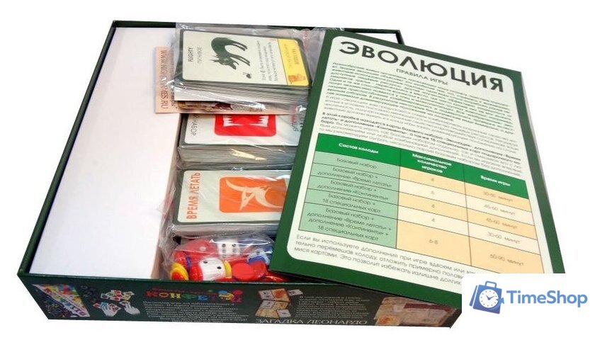 Настольная игра Правильные игры Эволюция. Подарочное издание - Изображение №8 — Интернет-магазин Time-Shop