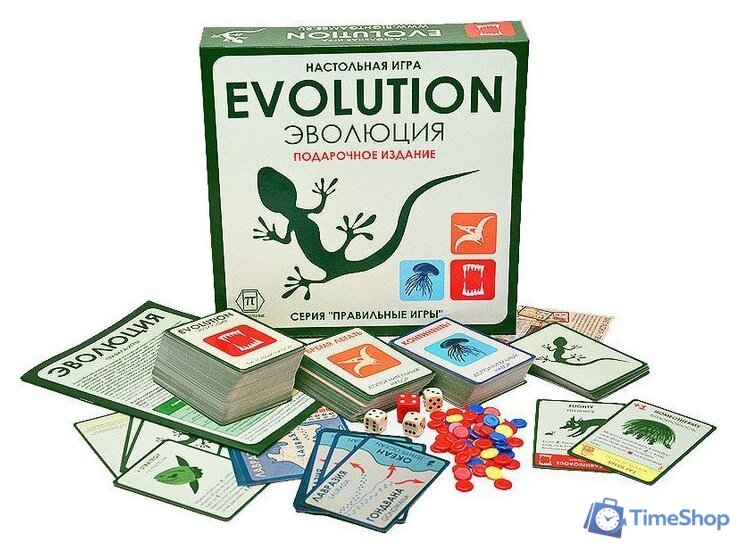 Настольная игра Правильные игры Эволюция. Подарочное издание - Изображение №5 — Интернет-магазин Time-Shop