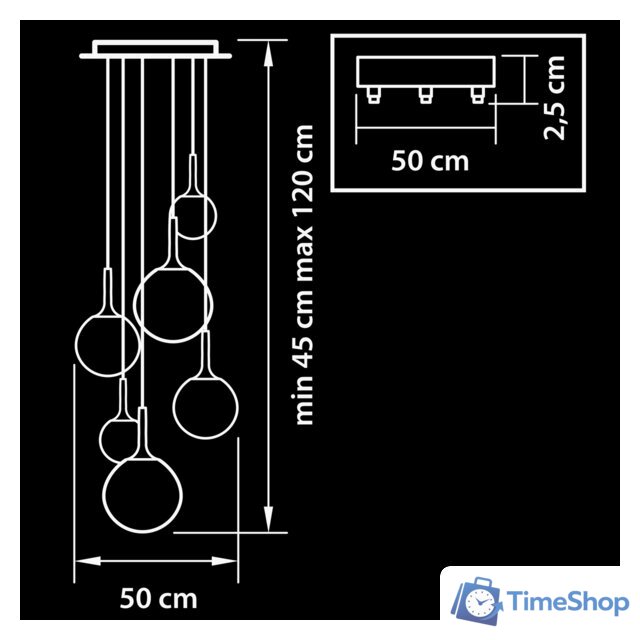 Подвесная люстра Lightstar 813063 - Изображение №2 — Интернет-магазин Time-Shop