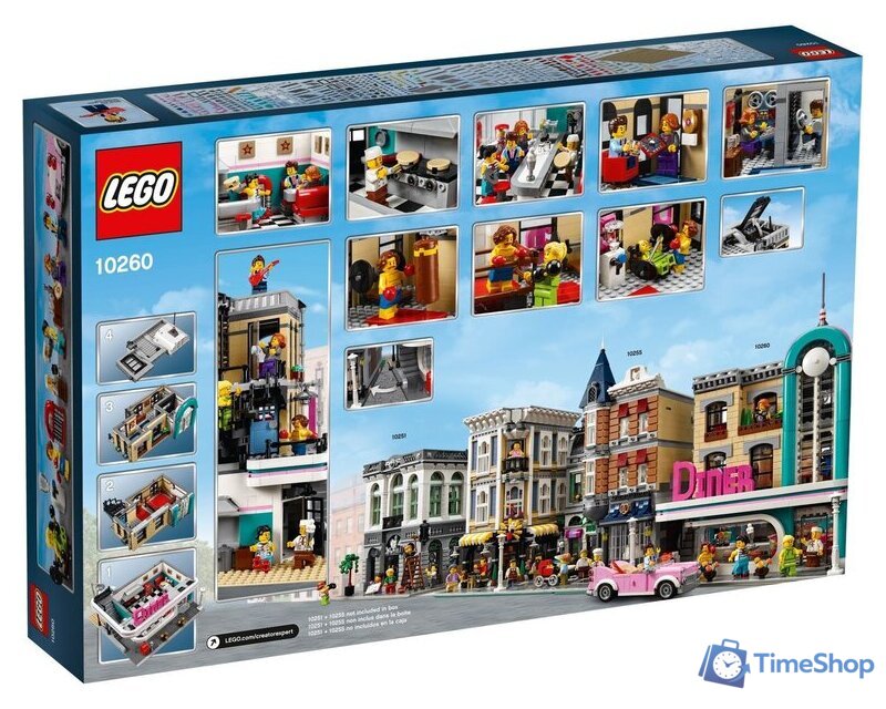 Конструктор LEGO Creator 10260 Ресторанчик в центре - Изображение №2 — Интернет-магазин Time-Shop