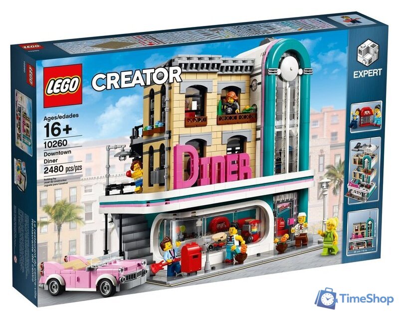 Конструктор LEGO Creator 10260 Ресторанчик в центре - Изображение №1 — Интернет-магазин Time-Shop