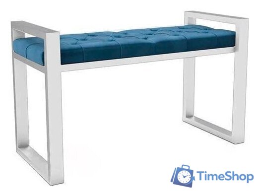 Банкетка Hype Mebel Бридж (белый/синий) - Изображение №1 — Интернет-магазин Time-Shop