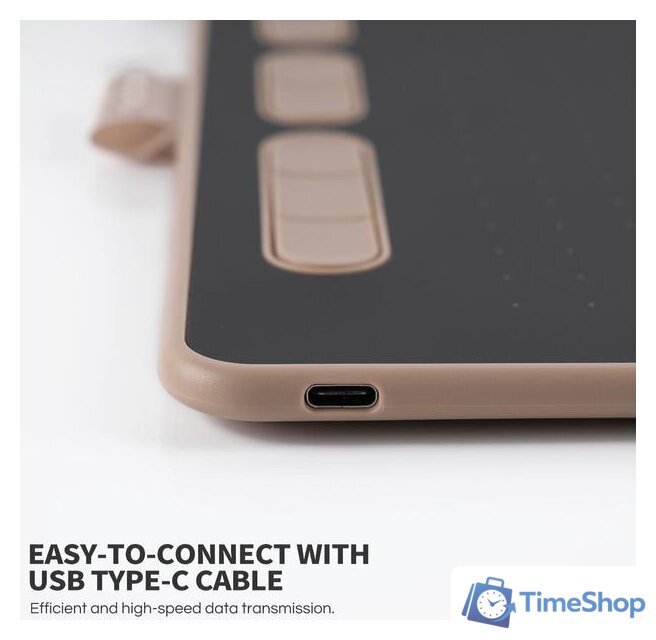 Графический планшет Parblo Ninos M (розовый) - Изображение №5 — Интернет-магазин Time-Shop