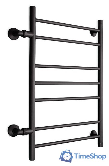 Полотенцесушитель Маргроид Вид 10 80x50 БП (черный матовый) - Изображение №1 — Интернет-магазин Time-Shop