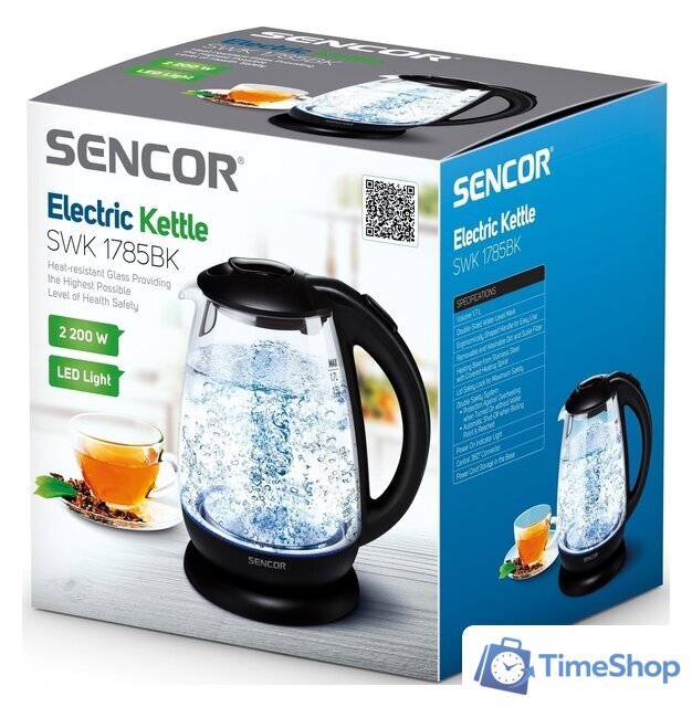 Электрический чайник Sencor SWK 1785BK - Изображение №3 — Интернет-магазин Time-Shop
