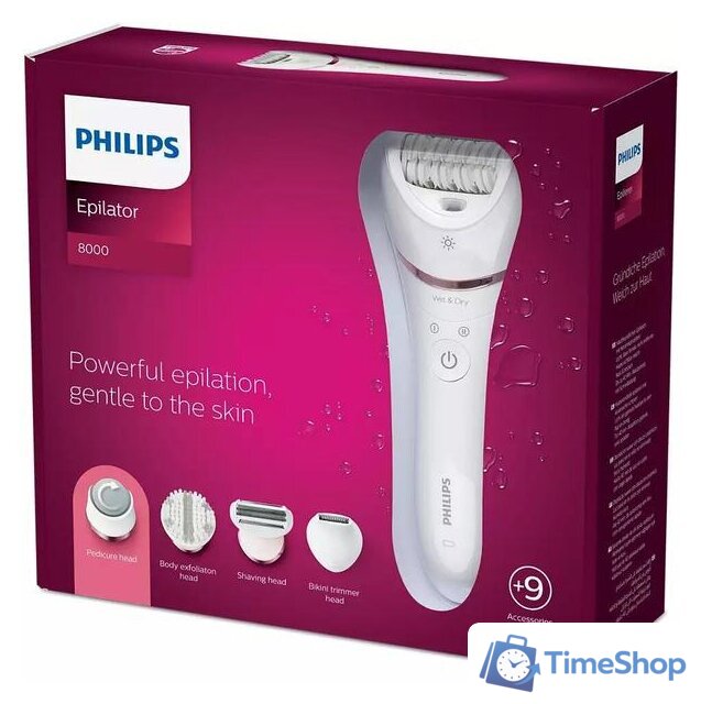 Эпилятор Philips BRE740/10 - Изображение №6 — Интернет-магазин Time-Shop