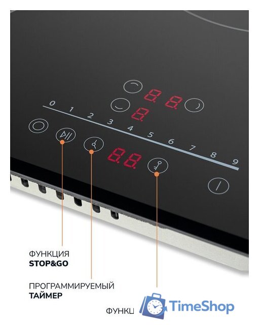 Варочная панель Millen MEH 452 BL - Изображение №5 — Интернет-магазин Time-Shop