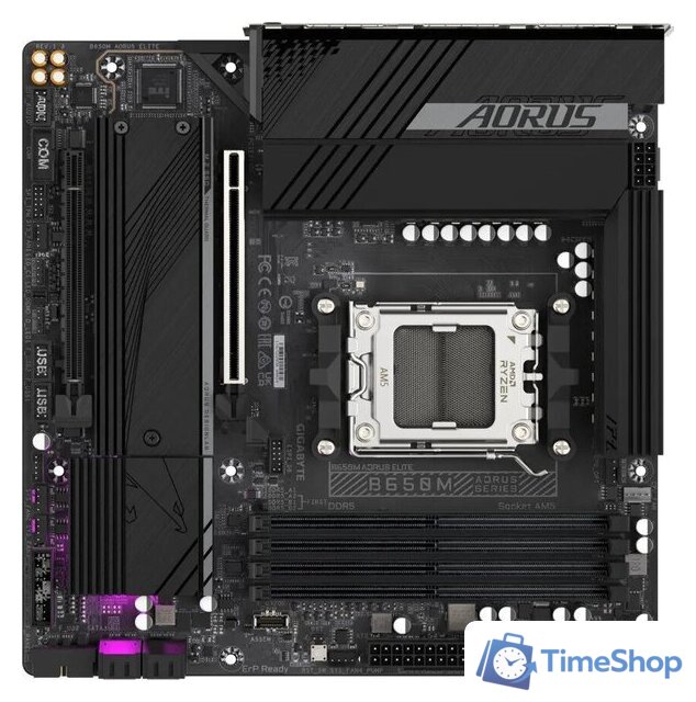 Материнская плата Gigabyte B650M Aorus Elite (rev. 1.3) - Изображение №5 — Интернет-магазин Time-Shop