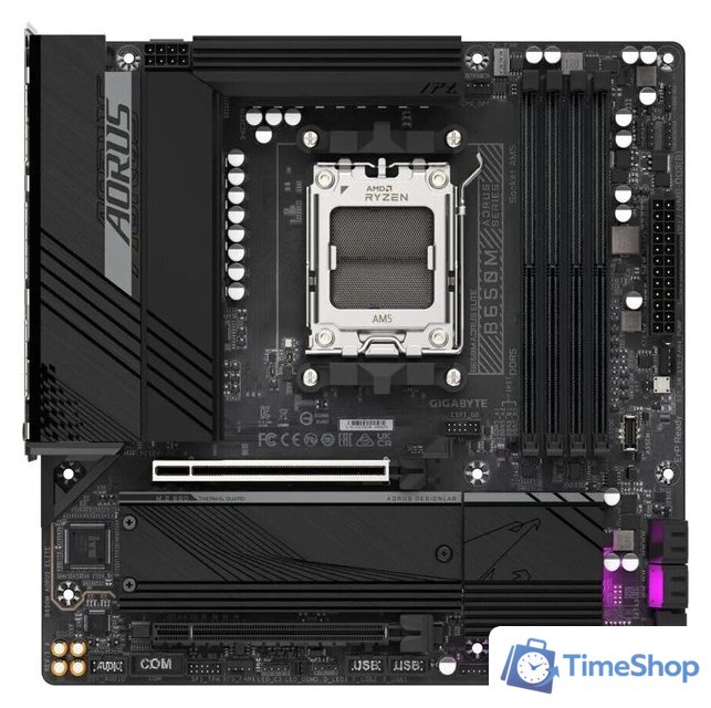 Материнская плата Gigabyte B650M Aorus Elite (rev. 1.3) - Изображение №1 — Интернет-магазин Time-Shop