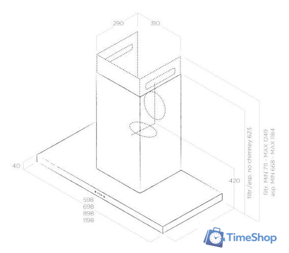 Кухонная вытяжка Elica Thin IX/A/60 - Изображение №4 — Интернет-магазин Time-Shop