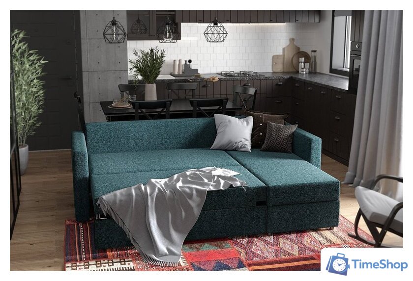 Угловой диван Mio Tesoro Тилаус короткий подлокотник (Turquoise) - Изображение №7 — Интернет-магазин Time-Shop