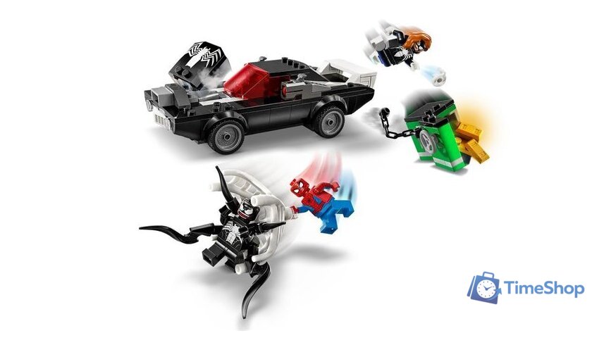 Конструктор LEGO Super Heroes Человек-паук против Венома на маслкаре 76309 - Изображение №6 — Интернет-магазин Time-Shop