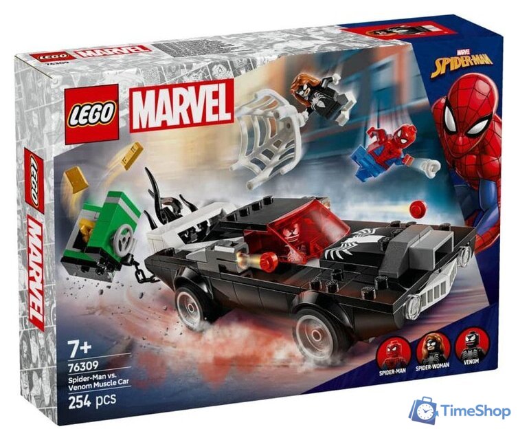 Конструктор LEGO Super Heroes Человек-паук против Венома на маслкаре 76309 - Изображение №1 — Интернет-магазин Time-Shop