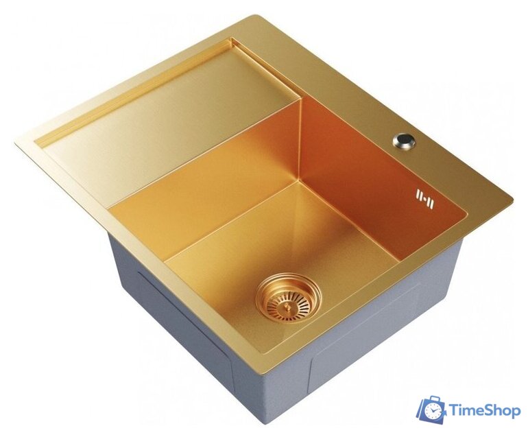 Кухонная мойка Mixline Pro 552927 (золото, с сифоном) - Изображение №2 — Интернет-магазин Time-Shop