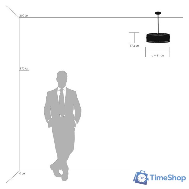 Припотолочная люстра Lightstar Amerigo 746048 - Изображение №4 — Интернет-магазин Time-Shop