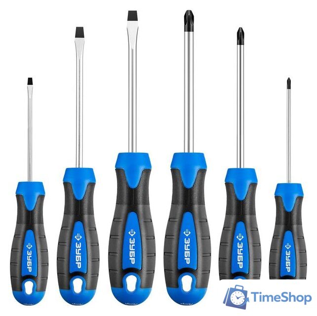 Набор отверток Зубр 25239 (6 предметов) - Изображение №2 — Интернет-магазин Time-Shop