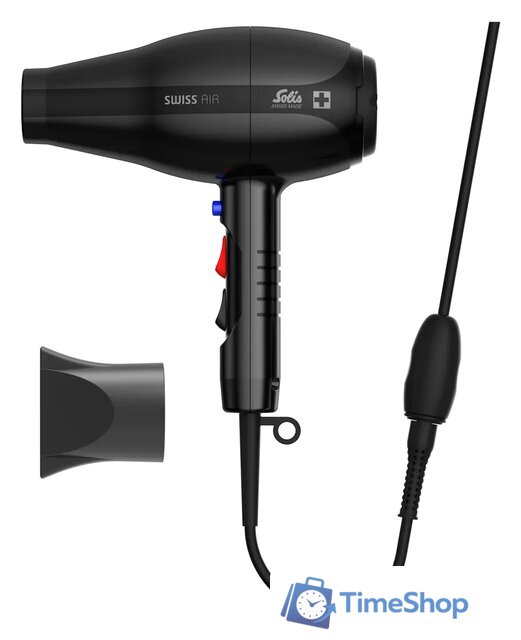 Фен Solis Swiss Air (черный) - Изображение №1 — Интернет-магазин Time-Shop