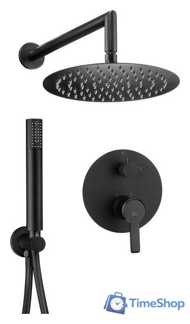 Душевая система  Deante Cascada Arnika Nero NAC N9QP - Изображение №1 — Интернет-магазин Time-Shop