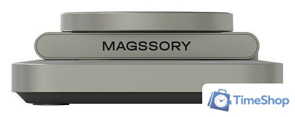 Беспроводное зарядное Magssory Yoga 3 в 1 Charging Station для Samsung Qi2 WCH017t (титан) - Изображение №7 — Интернет-магазин Time-Shop