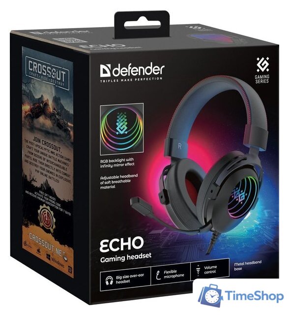 Наушники Defender Echo 62420 - Изображение №10 — Интернет-магазин Time-Shop