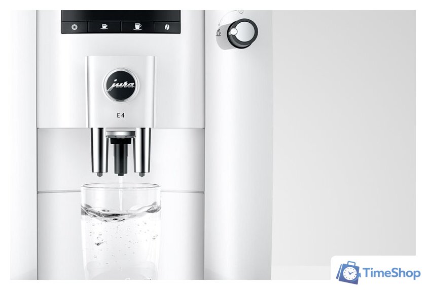 Кофемашина JURA E4 Piano White EA (15433) - Изображение №7 — Интернет-магазин Time-Shop