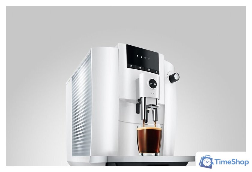 Кофемашина JURA E4 Piano White EA (15433) - Изображение №5 — Интернет-магазин Time-Shop