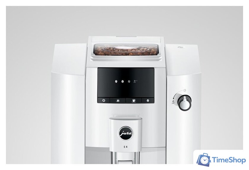 Кофемашина JURA E4 Piano White EA (15433) - Изображение №6 — Интернет-магазин Time-Shop