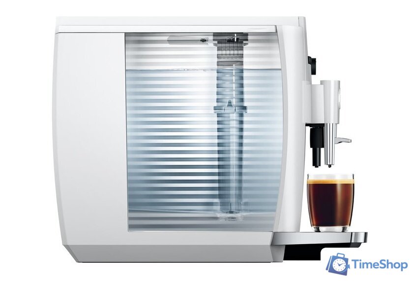 Кофемашина JURA E4 Piano White EA (15433) - Изображение №4 — Интернет-магазин Time-Shop