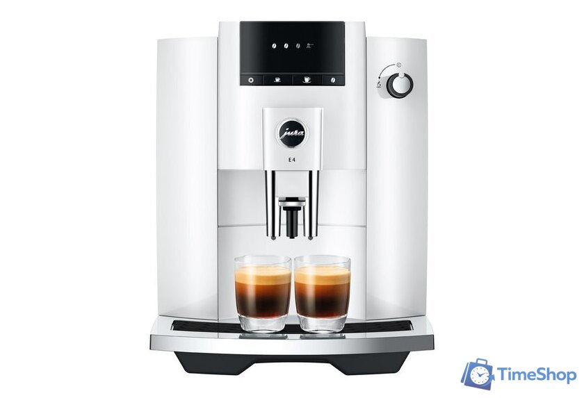 Кофемашина JURA E4 Piano White EA (15433) - Изображение №2 — Интернет-магазин Time-Shop