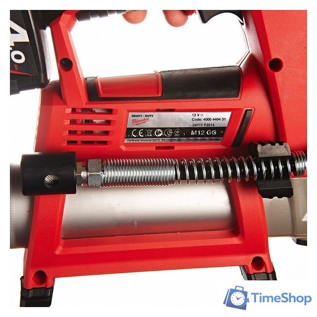 Пистолет смазочный  Milwaukee M12 GG-401B 4933441675 (с 1-им АКБ, сумка) - Изображение №10 — Интернет-магазин Time-Shop