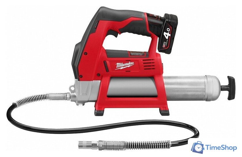 Пистолет смазочный  Milwaukee M12 GG-401B 4933441675 (с 1-им АКБ, сумка) - Изображение №5 — Интернет-магазин Time-Shop