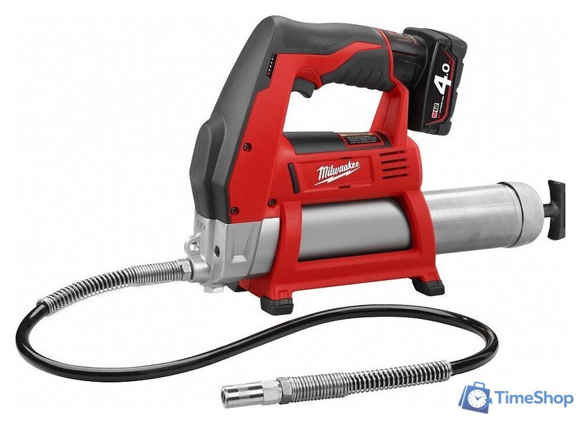 Пистолет смазочный  Milwaukee M12 GG-401B 4933441675 (с 1-им АКБ, сумка) - Изображение №9 — Интернет-магазин Time-Shop