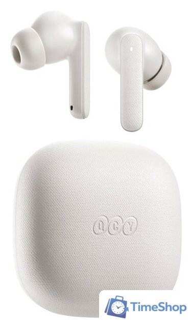 Наушники QCY Buds QT43 (белый) - Изображение №1 — Интернет-магазин Time-Shop
