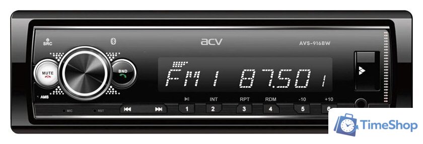 USB-магнитола ACV AVS-916BM - Изображение №1 — Интернет-магазин Time-Shop