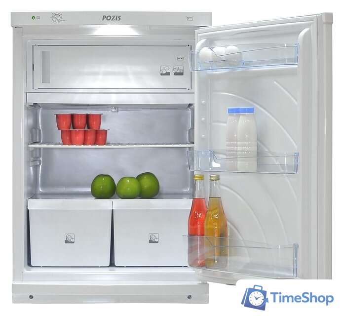 Однокамерный холодильник POZIS Свияга 410-1 (серебристый) - Изображение №2 — Интернет-магазин Time-Shop