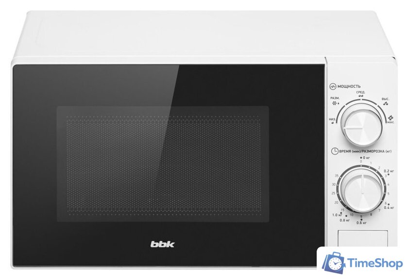 Микроволновая печь BBK 20MWS-763M/W - Изображение №5 — Интернет-магазин Time-Shop