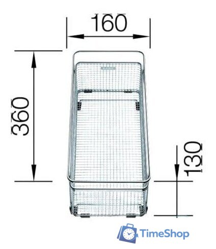 Корзина для кухонной мойки Blanco 223297 - Изображение №2 — Интернет-магазин Time-Shop