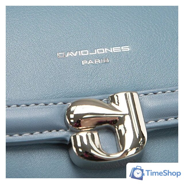 Женская сумка David Jones 823-CM7004-LBL (голубой) - Изображение №4 — Интернет-магазин Time-Shop