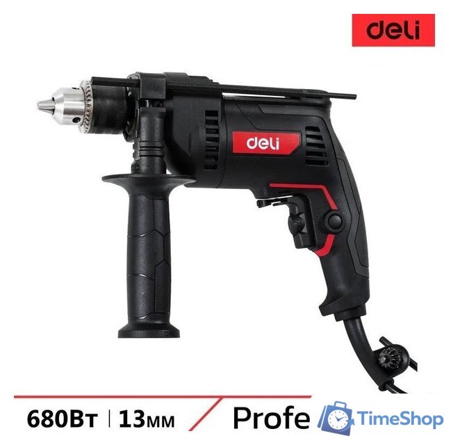 Ударная дрель Deli DE-CZ13-1E - Изображение №1 — Интернет-магазин Time-Shop