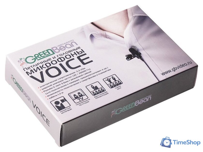 Проводной микрофон GreenBean VoiceHead VH2 flesh S-Jack - Изображение №4 — Интернет-магазин Time-Shop