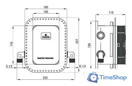 Душевая система  Deante BXYSX44T-1 - Изображение №4 — Интернет-магазин Time-Shop