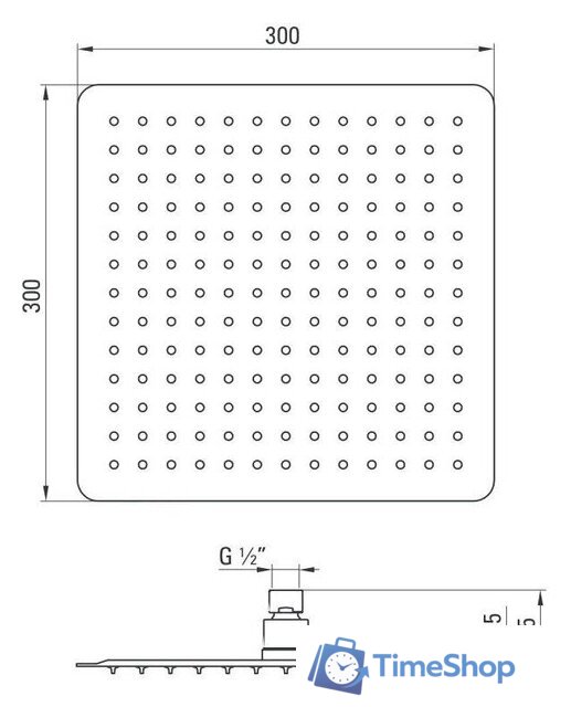 Душевая система  Deante BXYSX44T-1 - Изображение №6 — Интернет-магазин Time-Shop