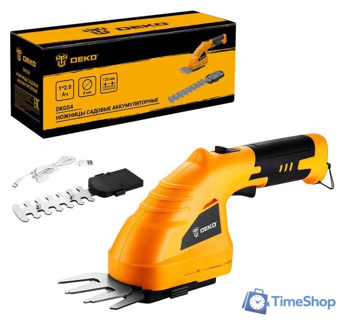 Кусторез + ножницы Deko DKGS4 063-4470 (с АКБ) - Изображение №1 — Интернет-магазин Time-Shop