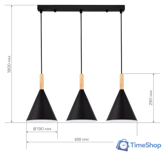 Подвесная люстра Evoluce SLE1255-403-03 - Изображение №4 — Интернет-магазин Time-Shop