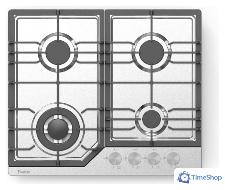 Варочная панель Evelux HEG 638 X - Изображение №1 — Интернет-магазин Time-Shop