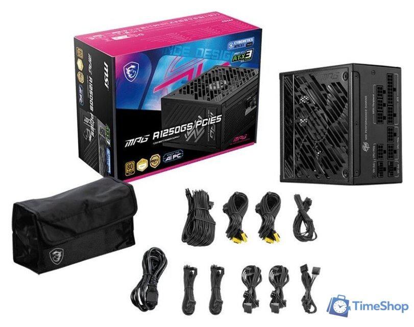 Блок питания MSI MPG A1250GS PCIE5 - Изображение №5 — Интернет-магазин Time-Shop