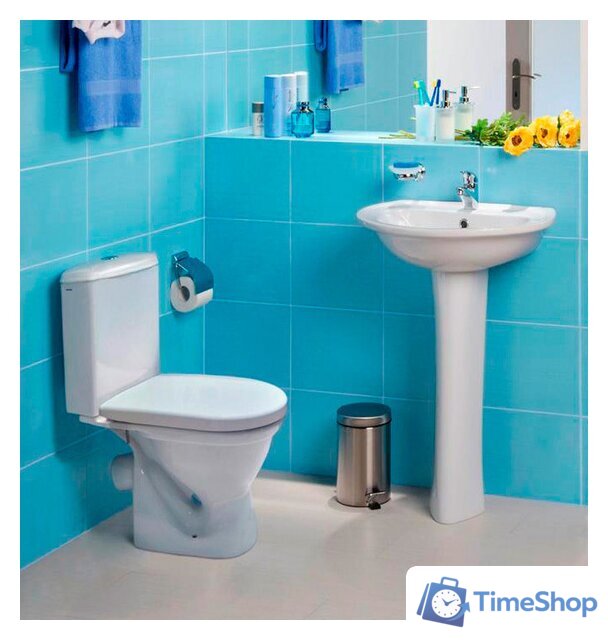 Унитаз напольный Santek Алькор WH302140 - Изображение №2 — Интернет-магазин Time-Shop