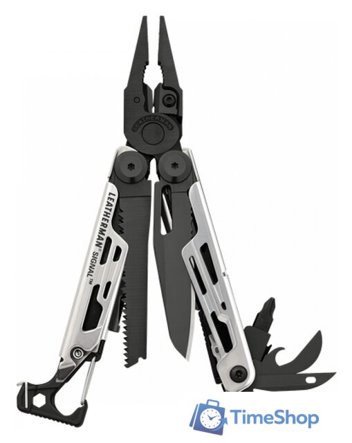 Мультитул Leatherman Signal Black & Silver (черный/серебристый) - Изображение №1 — Интернет-магазин Time-Shop