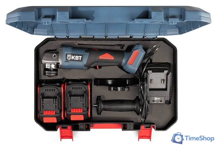 Угловая шлифмашина КВТ GB-20-125R (с 2-мя АКБ, кейс) - Изображение №2 — Интернет-магазин Time-Shop